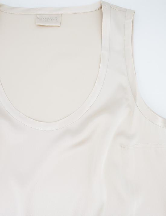 24FW 브루넬로 쿠치넬리 민소매 티셔츠 M0C59E0600 C8905 AVORIO - BRUNELLO CUCINELLI