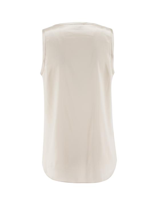 24FW 브루넬로 쿠치넬리 민소매 티셔츠 M0C59E0600 C8905 AVORIO - BRUNELLO CUCINELLI