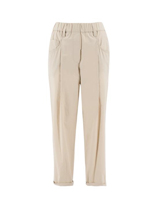  브루넬로 쿠치넬리 스트레이트 팬츠 M0H93P7894 C8617 BLEACHED SAND