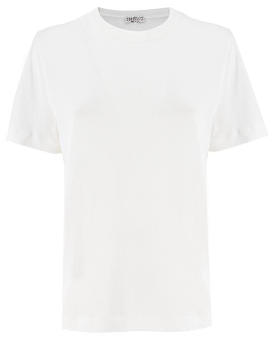 25SS 브루넬로 쿠치넬리 반팔 티셔츠 M0T81BI100 C6159 BIANCO