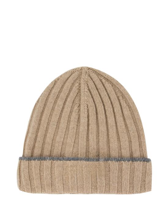 25FW 브루넬로 쿠치넬리 모자 M2240900 CCQ23 CAMEL CHIARO GRIGIO SCURO