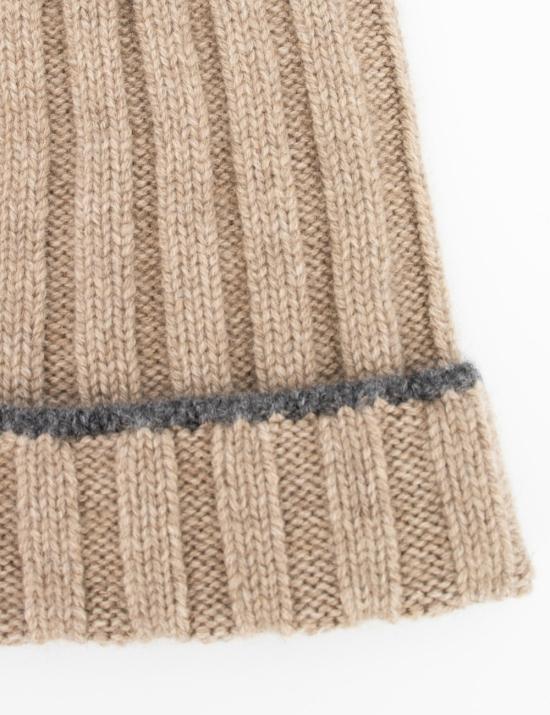 24FW 브루넬로 쿠치넬리 모자 M2240900 CN277 BROWN PIOMBO - BRUNELLO CUCINELLI