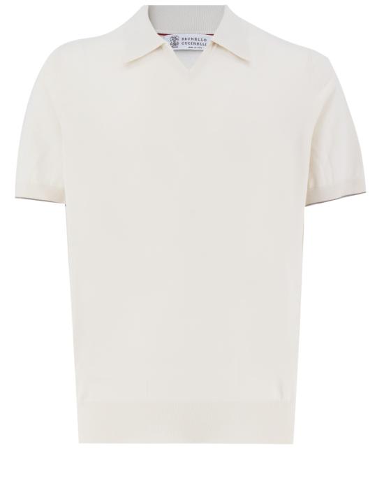 25SS 브루넬로 쿠치넬리 폴로 티셔츠 M29800145 CXV04 PANNA GRIGIO