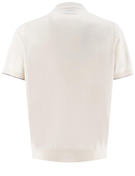 25SS 브루넬로 쿠치넬리 폴로 티셔츠 M29800145 CXV04 PANNA GRIGIO - BRUNELLO CUCINELLI