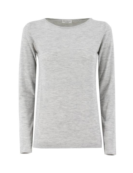 24FW 브루넬로 쿠치넬리 긴팔 티셔츠 M41800008 C072 CIOTTOLO