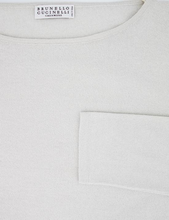 25FW 브루넬로 쿠치넬리 긴팔 티셔츠 M41800008 C9443 WARM WHITE - BRUNELLO CUCINELLI