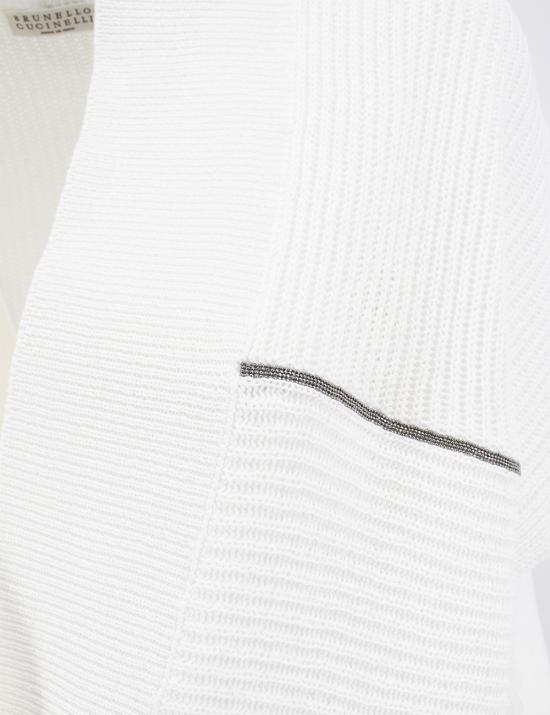  브루넬로 쿠치넬리 가디건 M78763816 C159 BIANCO - BRUNELLO CUCINELLI