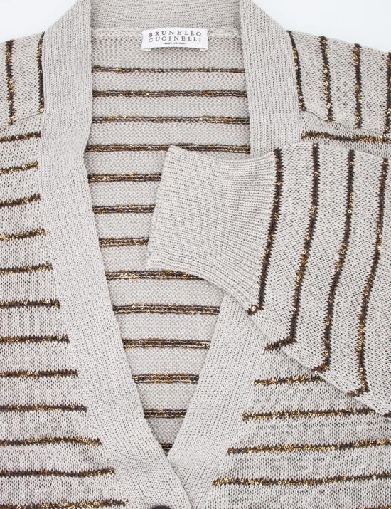  브루넬로 쿠치넬리 가디건 M78765106 CVO75 QUARZO MARRONE - BRUNELLO CUCINELLI