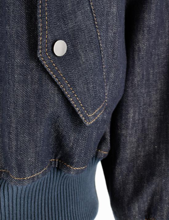 25SS 브루넬로 쿠치넬리 자켓 MB1257470 C001 DENIM BLU - BRUNELLO CUCINELLI