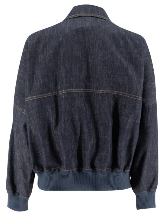 25SS 브루넬로 쿠치넬리 자켓 MB1257470 C001 DENIM BLU - BRUNELLO CUCINELLI