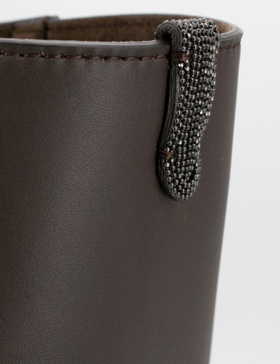 25SS 브루넬로 쿠치넬리 숄더백 MBHED2571 C8279 MARRONE SCURO - BRUNELLO CUCINELLI