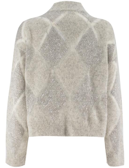 25FW 브루넬로 쿠치넬리 탑 MCM518804 CXL37 GRIGIO PERLA QUARZO GHIAIA - BRUNELLO CUCINELLI