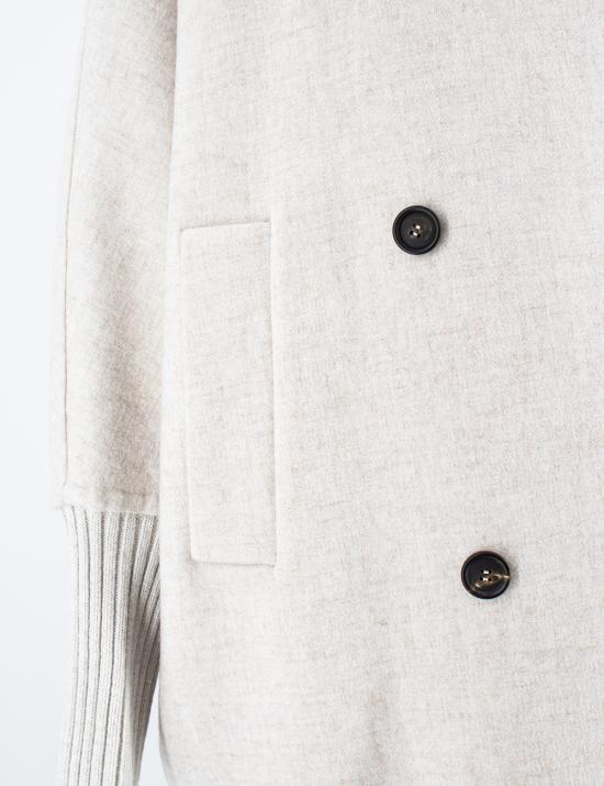 25FW 브루넬로 쿠치넬리 코트 MD5589813 C9610 MADREPERLA - BRUNELLO CUCINELLI