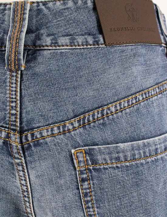 25SS 브루넬로 쿠치넬리 스트레이트 팬츠 MH192P5565 C8982 DENIM MEDIO 67 153 - BRUNELLO CUCINELLI