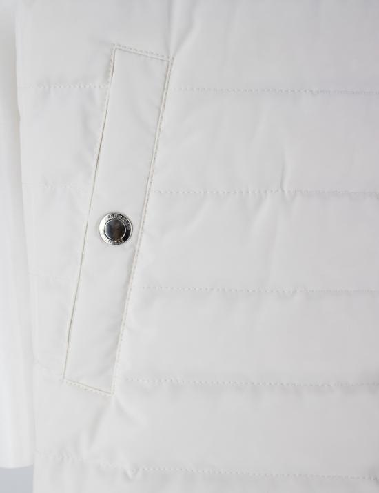 25FW 브루넬로 쿠치넬리 패딩 MM4911711 CQD13 OFF WHITE SEMI DI LINO - BRUNELLO CUCINELLI