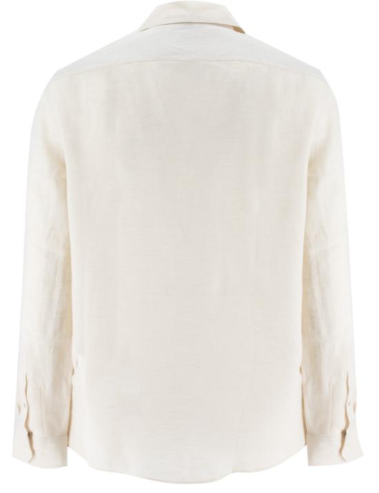 25SS 브루넬로 쿠치넬리 긴팔 셔츠 MM6840658 C112 CREMA - BRUNELLO CUCINELLI