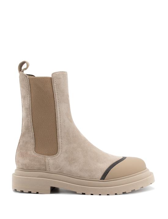 24FW 브루넬로 쿠치넬리 부츠 MZSFG2510 C8767 WALNUT