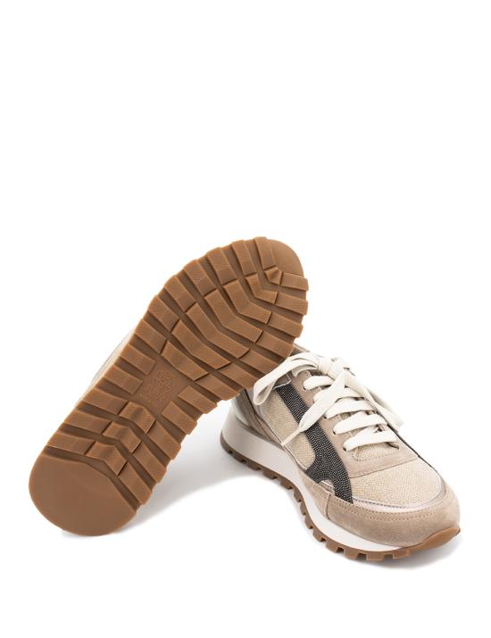 25FW 브루넬로 쿠치넬리 스니커즈 MZSFG2592 C8767 WALNUT - BRUNELLO CUCINELLI