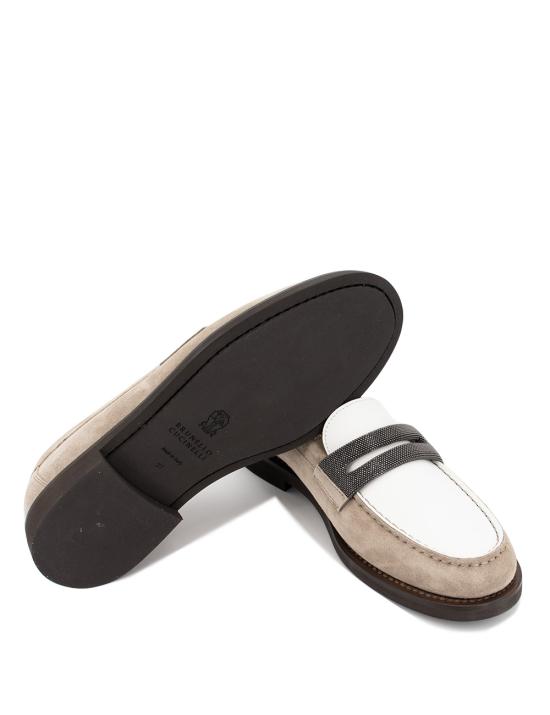 25SS 브루넬로 쿠치넬리 로퍼 MZSFG2870 C5859 ICE - BRUNELLO CUCINELLI