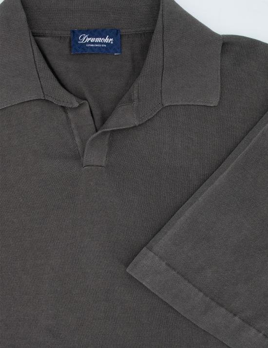  드루모어 폴로 티셔츠 D0GF146 575 BROWN - DRUMOHR