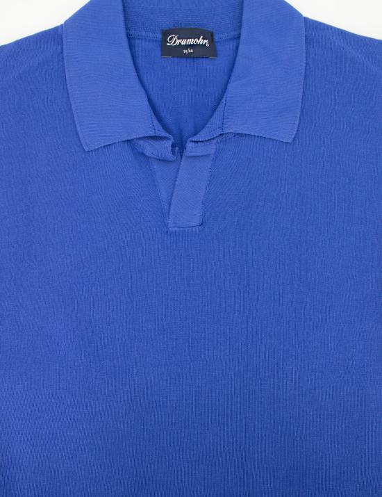  드루모어 폴로 티셔츠 D0GF146 760 BLUETTE - DRUMOHR