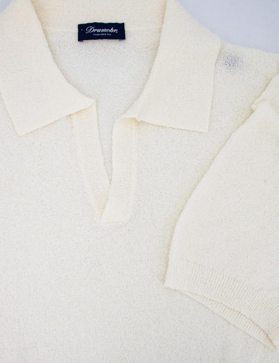  드루모어 폴로 티셔츠 D9SP146 101 WHITE - DRUMOHR