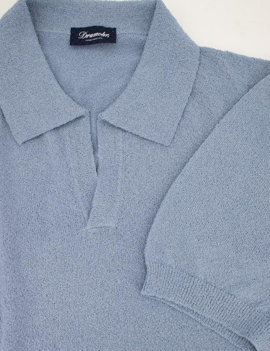  드루모어 폴로 티셔츠 D9SP146 728 LIGHT BLUE - DRUMOHR