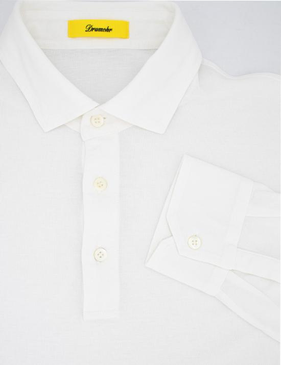  드루모어 폴로 티셔츠 DTJ204B 100 WHITE - DRUMOHR