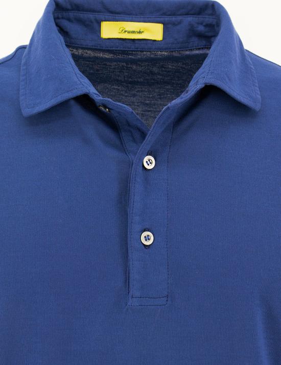 24FW 드루모어 폴로 티셔츠 DTJ204B 770 BLUE - DRUMOHR
