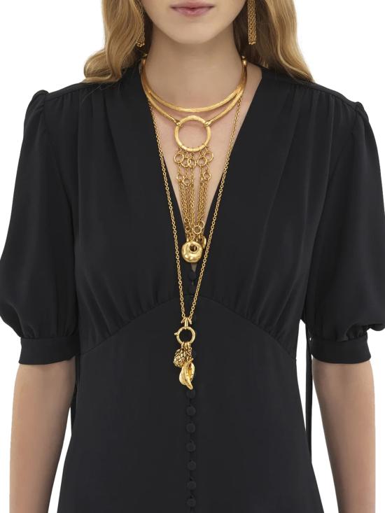 25SS 끌로에 미디 원피스 CH25SRO49263001 BLACK Black - CHLOE