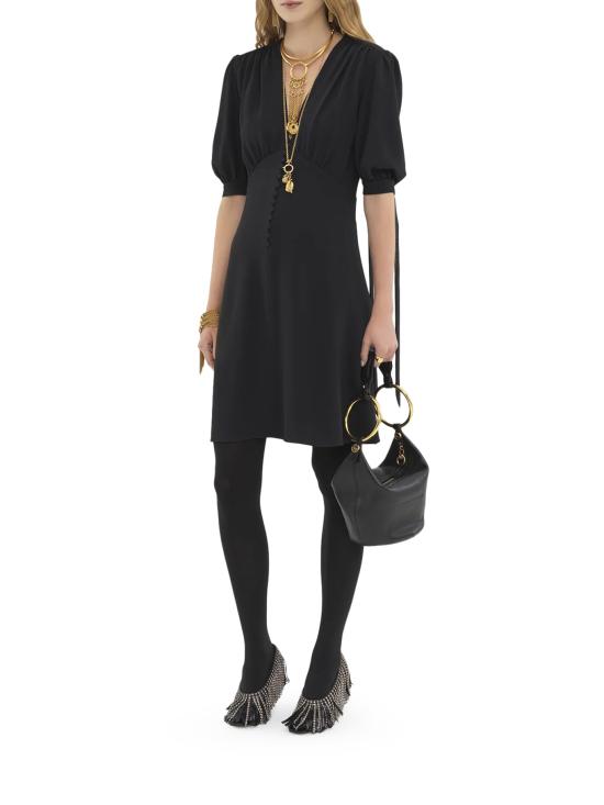 25SS 끌로에 미디 원피스 CH25SRO49263001 BLACK Black - CHLOE