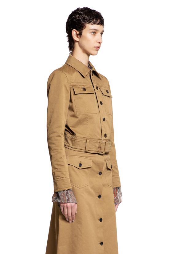  생로랑 자켓 818404Y04VY2100 Brown - SAINT LAURENT