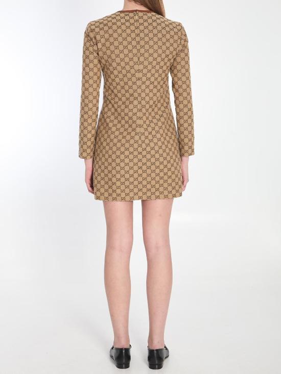 25SS 구찌 숏 원피스 39025377 820404 Z8BZA 2190 Beige - GUCCI