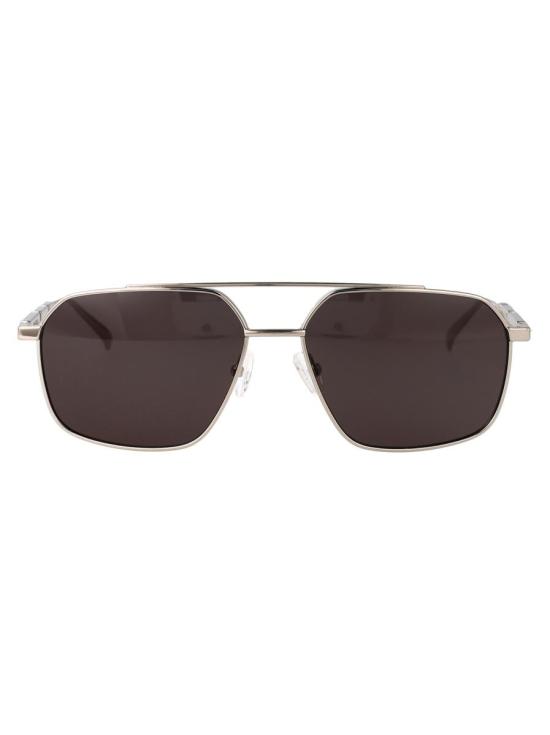 25FW 알렉산더 맥퀸 안경 AM0477S 001 SUNGLASSES SILVER