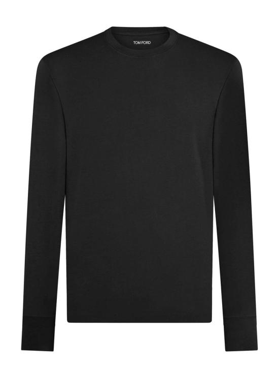 25FW 톰포드 긴팔 티셔츠 JCL006JMT002S23LB999 Black