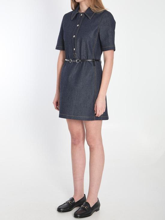 25SS 구찌 숏 원피스 30883302 819818 XDC9E 4100 BLUE - GUCCI