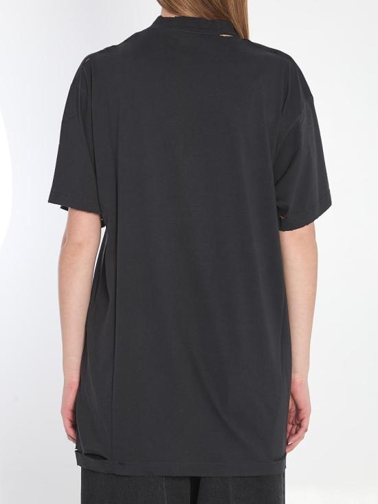 25SS 발렌시아가 반팔 티셔츠 908109 811688 TRVU6 9034 Black - BALENCIAGA