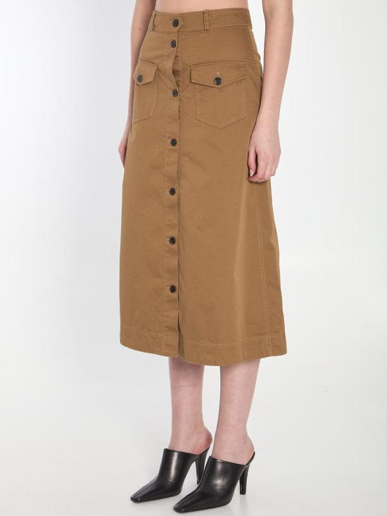 25SS 생로랑 숏 스커트 268428 817344 Y04VY 2100 Beige - SAINT LAURENT