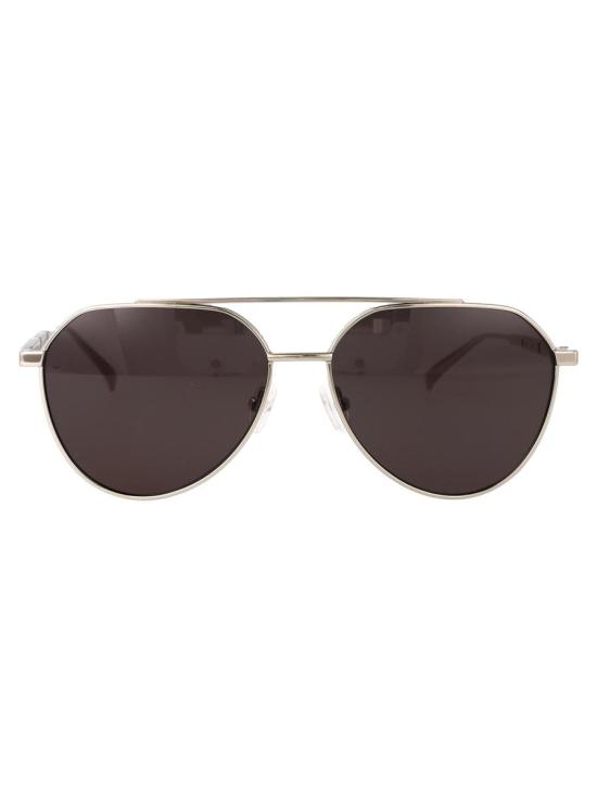 25FW 알렉산더 맥퀸 안경 AM0478S 001 SUNGLASSES SILVER