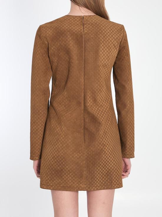 25SS 구찌 숏 원피스 33443464 817757 XNA5G 2234 BROWN - GUCCI