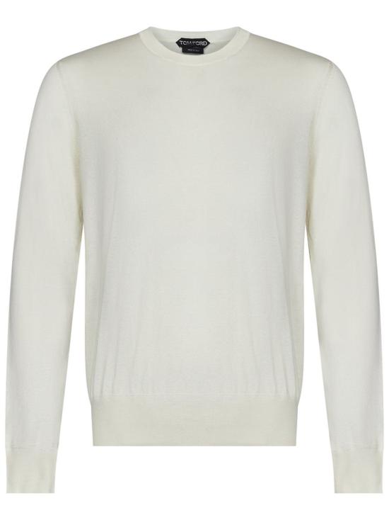 25FW 톰포드 스웨터 KCL011YMC024S25AW003 WHITE