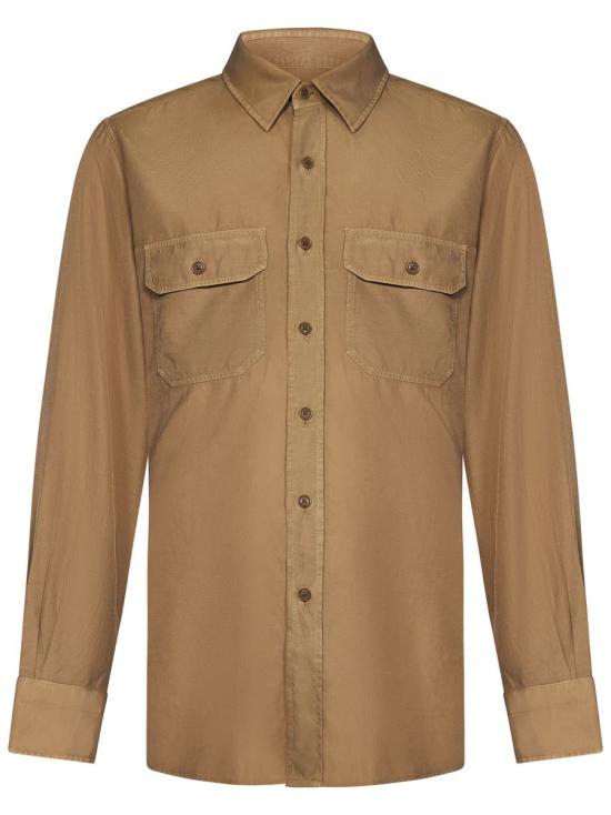 25FW 톰포드 긴팔 셔츠 HME001FMG002S24JB783 Beige