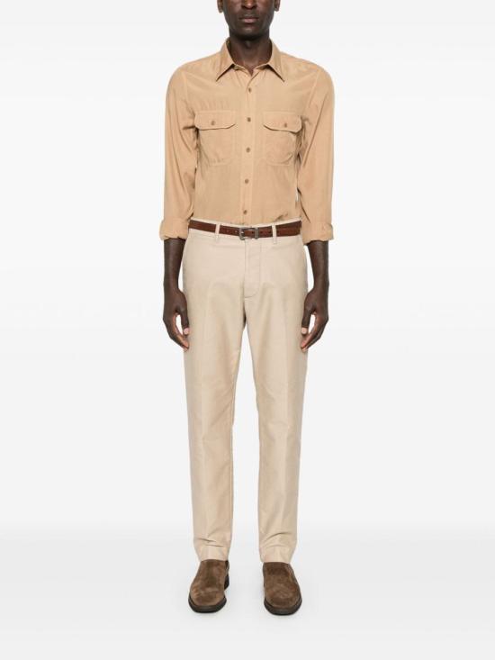 25FW 톰포드 긴팔 셔츠 HME001FMG002S24JB783 Beige - TOMFORD