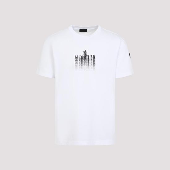 25SS 몽클레어 반팔 티셔츠 K10918C00029 89A17 001 WHITE - MONCLER