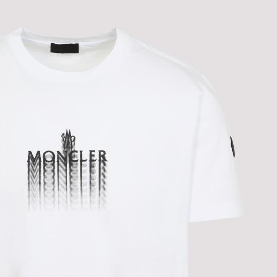 25SS 몽클레어 반팔 티셔츠 K10918C00029 89A17 001 WHITE - MONCLER