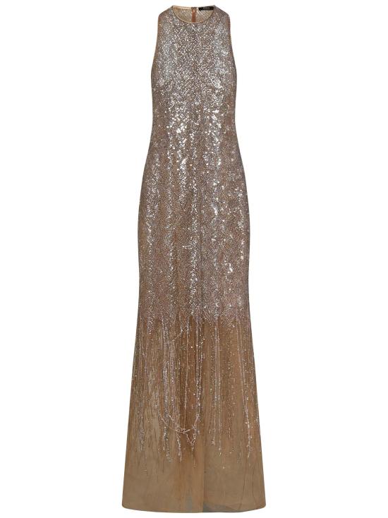 25SS 아멘쿠튀르 롱 원피스 AMS25515 059 BEIGE