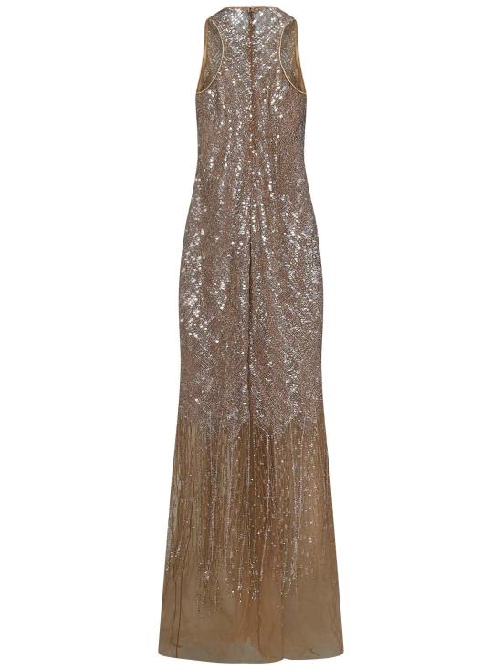 25SS 아멘쿠튀르 롱 원피스 AMS25515 059 BEIGE - AMEN COUTURE