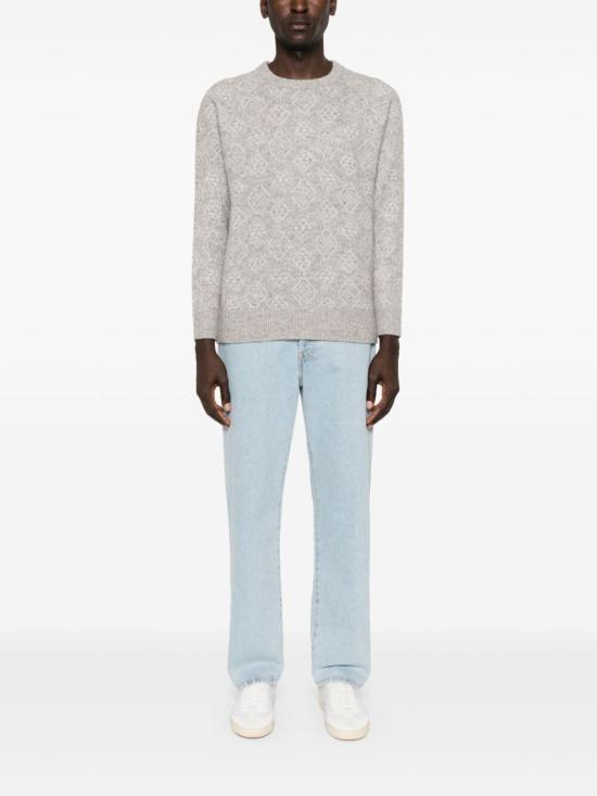  브루넬로 쿠치넬리 스웨터 MSO708500 CEW58 GREY - BRUNELLO CUCINELLI