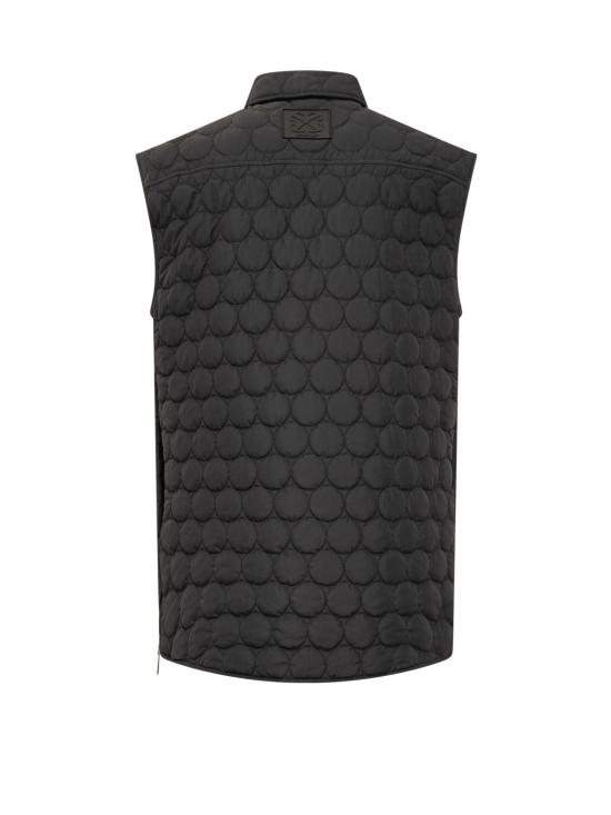  오프화이트 베스트 OMEX001F23FAB001 1000 BLACK - OFF WHITE