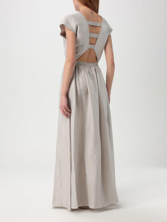 25SS 엠포리오 아르마니 롱 원피스 EW001744TE14311 U8011 rosa - EMPORIO ARMANI